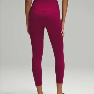 NWT Lululemon Wunder Train HR tight 25 pockets Size 6 in Deep Luxe